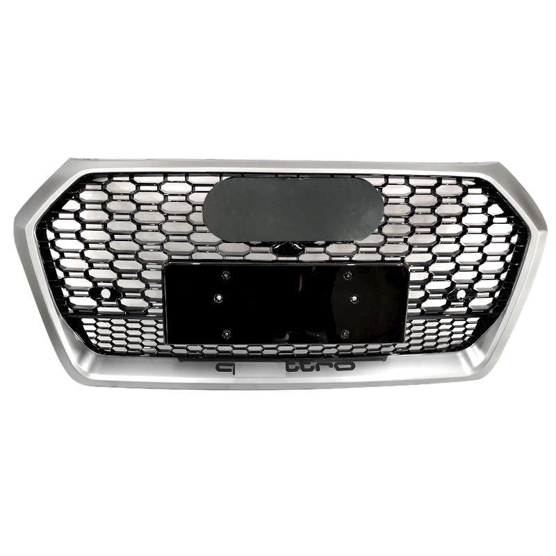 Complete honeycomb grille with Quattro lower mesh